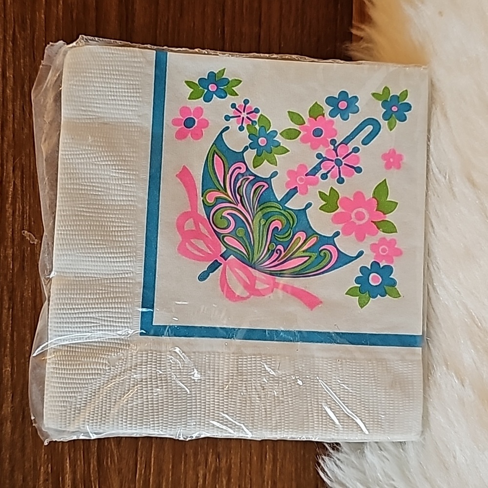 Vintage cocktail napkins